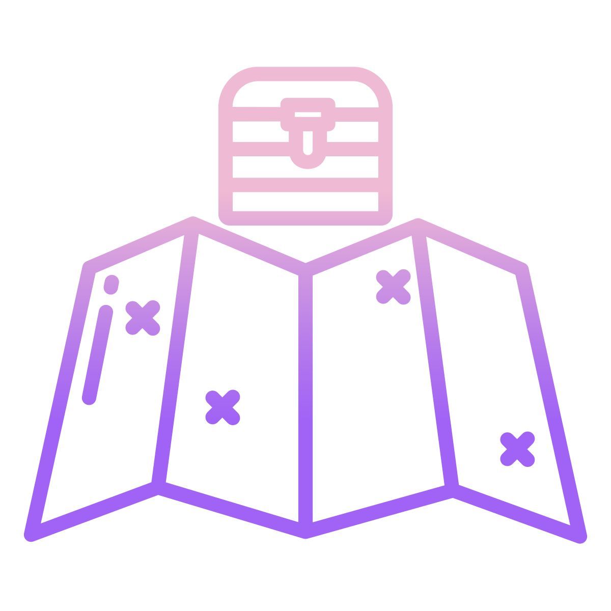 treasure map icon