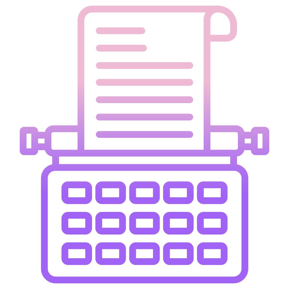 typewriter icon
