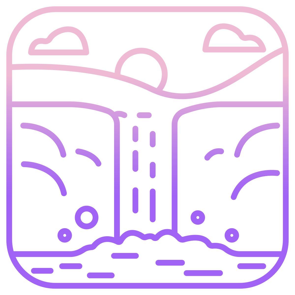 waterfall icon