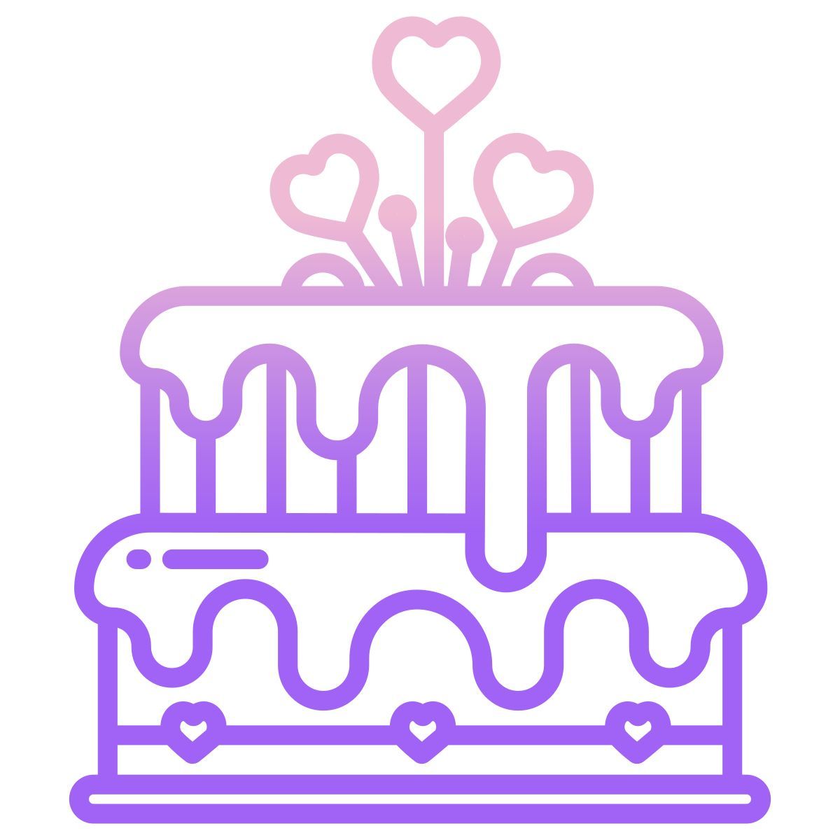 wedding cake icon