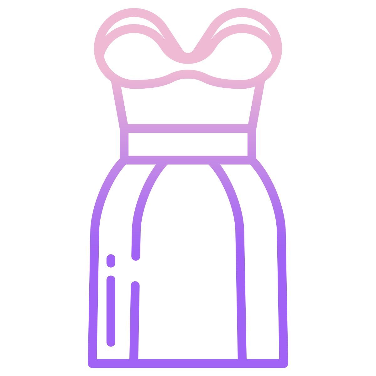 wedding dress icon