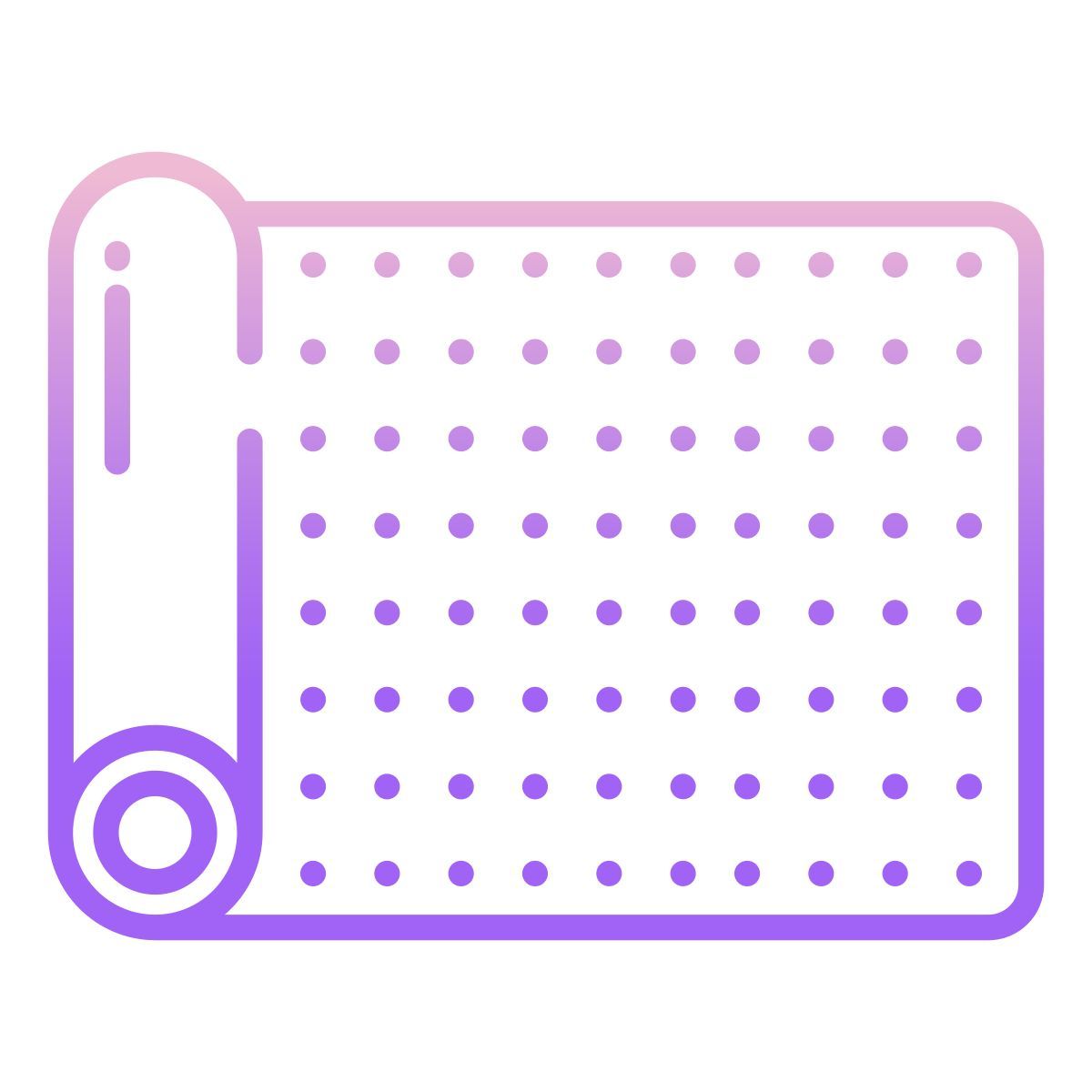 yoga mat icon