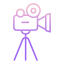 external video-camera-cinema-icongeek26-outline-gradient-icongeek26-2 icon