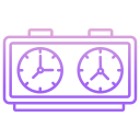 external Clock-clocks-icongeek26-outline-gradient-icongeek26-27 icon