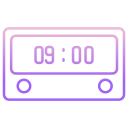 external Clock-clocks-icongeek26-outline-gradient-icongeek26-28 icon