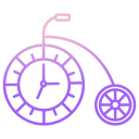 external Clock-clocks-icongeek26-outline-gradient-icongeek26-31 icon