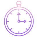 external Clock-clocks-icongeek26-outline-gradient-icongeek26-32 icon