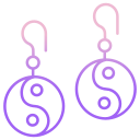 external Earrings-earrings-icongeek26-outline-gradient-icongeek26-37 icon