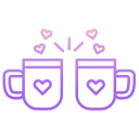 external Love-Tea-Cups-romance-and-love-icongeek26-outline-gradient-icongeek26-2 icon