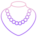 external Necklace-necklace-icongeek26-outline-gradient-icongeek26-38 icon