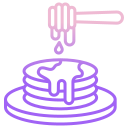 external Pancake-apiary-icongeek26-outline-gradient-icongeek26 icon