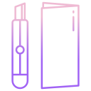 external Paper-Knife-art-and-craft-icongeek26-outline-gradient-icongeek26-3 icon