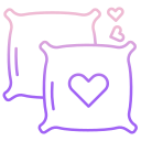 external Pillows-romance-and-love-icongeek26-outline-gradient-icongeek26 icon