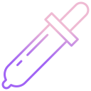 external Pipette-content-edition-icongeek26-outline-gradient-icongeek26 icon