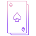 external Playing-Cards-hobbies-icongeek26-outline-gradient-icongeek26 icon