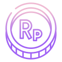 external Rupiah-indonesia-icongeek26-outline-gradient-icongeek26 icon