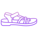 external Sandal-footwear-icongeek26-outline-gradient-icongeek26-16 icon