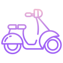 external Scooter-france-icongeek26-outline-gradient-icongeek26 icon