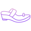 external Slipper-footwear-icongeek26-outline-gradient-icongeek26-8 icon