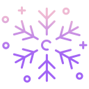 external Snow-Flakes-christmas-icongeek26-outline-gradient-icongeek26 icon