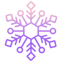 external Snowflake-snowflakes-icongeek26-outline-gradient-icongeek26-28 icon