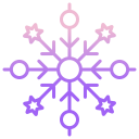 external Snowflake-snowflakes-icongeek26-outline-gradient-icongeek26-30 icon