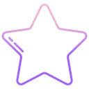 external Star-geometry-shapes-icongeek26-outline-gradient-icongeek26 icon
