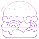external Steamed-Cheeseburger-pizza-and-burger-icongeek26-outline-gradient-icongeek26 icon