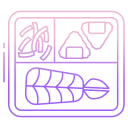 external Sushi-lunchbox-icongeek26-outline-gradient-icongeek26-3 icon