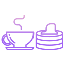 external Tea-With-Pancake-tea-icongeek26-outline-gradient-icongeek26 icon