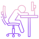 external Tiredness-obesity-icongeek26-outline-gradient-icongeek26 icon