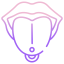external Tongue-Piercing-piercing-icongeek26-outline-gradient-icongeek26 icon