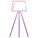 external Tripod-Lamp-lighting-icongeek26-outline-gradient-icongeek26 icon