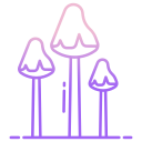 external Trippy-Mushrooms-mushroom-icongeek26-outline-gradient-icongeek26 icon