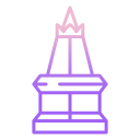 external Tugu-Jogja-indonesia-icongeek26-outline-gradient-icongeek26 icon