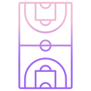 external Volleyball-Stadium-stadiums-and-games-icongeek26-outline-gradient-icongeek26 icon