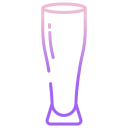 external Wheat-Beer-Glass-bar-glasses-icongeek26-outline-gradient-icongeek26 icon