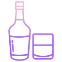 external Wiskey-drinks-bottle-icongeek26-outline-gradient-icongeek26-2 icon