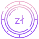 external Zloty-currency-icongeek26-outline-gradient-icongeek26-2 icon