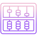 external abacus-china-icongeek26-outline-gradient-icongeek26 icon