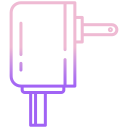 external adapter-devices-icongeek26-outline-gradient-icongeek26 icon