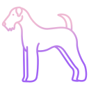 external airedale-terrier-dog-breeds-icongeek26-outline-gradient-icongeek26 icon