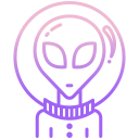 external alien-space-icongeek26-outline-gradient-icongeek26 icon