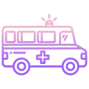 external ambulance-pregnancy-amp-maternity-icongeek26-outline-gradient-icongeek26 icon