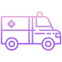 external ambulance-transportation-icongeek26-outline-gradient-icongeek26-1 icon