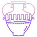 external amphora-egypt-icongeek26-outline-gradient-icongeek26 icon