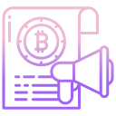 external announcement-bitcoin-icongeek26-outline-gradient-icongeek26 icon