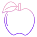 external apple-diet-and-nutrition-icongeek26-outline-gradient-icongeek26 icon