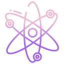 external atom-science-and-technology-icongeek26-outline-gradient-icongeek26 icon