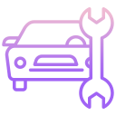 external automobile-car-service-icongeek26-outline-gradient-icongeek26 icon